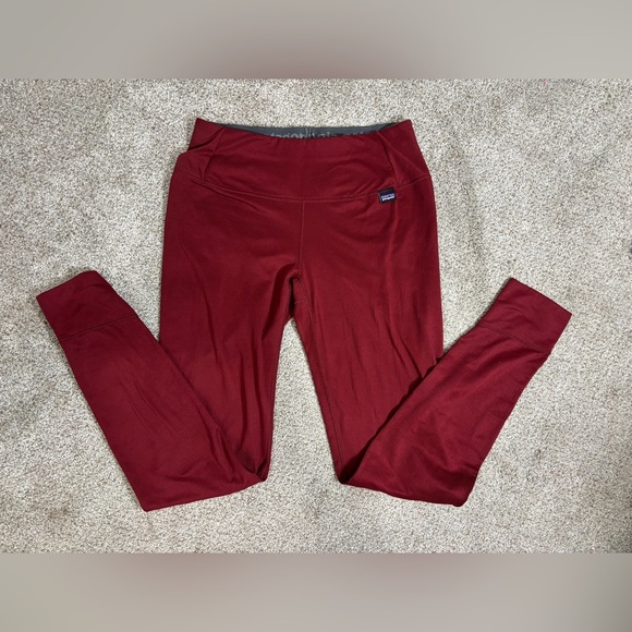 Patagonia Capilene Midweight Baselayer Leggings Size Small Mid Rise - Picture 1 of 13